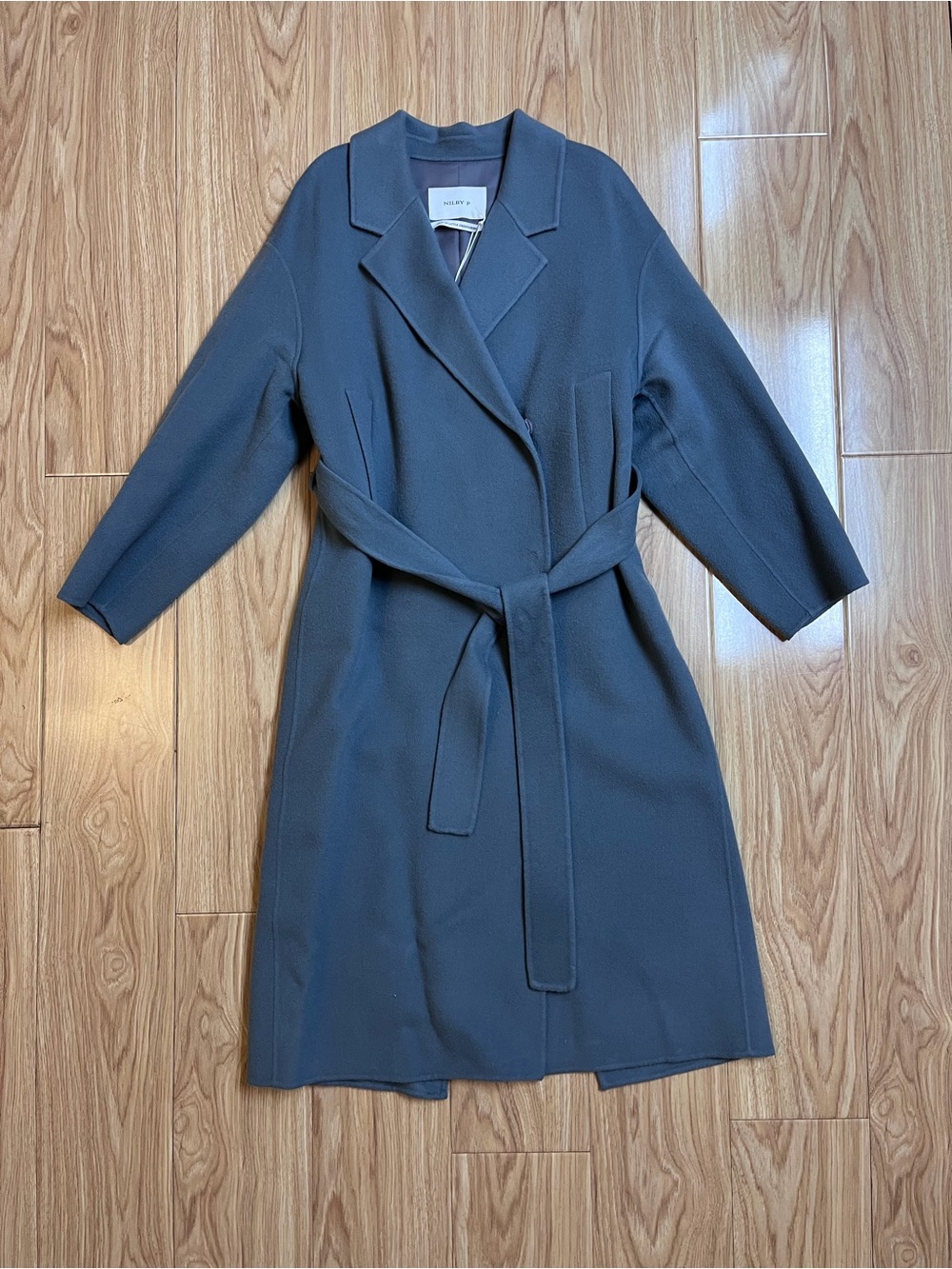 Excellent condition* NilbyP Premium Handmade Coat (Ash Blue, M)